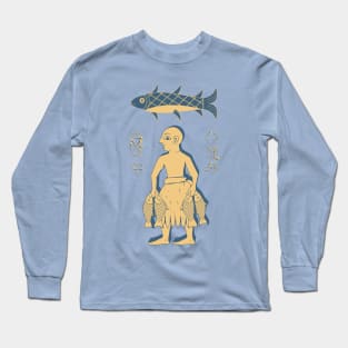 Sumerian love Fishing Long Sleeve T-Shirt